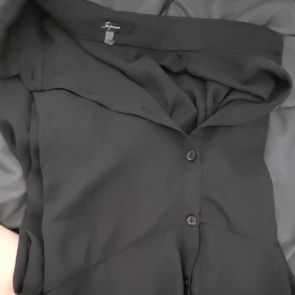 Soprano Classic Black Blouse